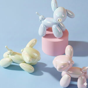 LED燈跟屁蟲氣球君毛球吊飾